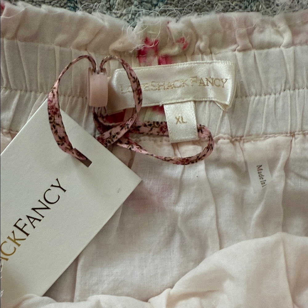 LoveShackFancy Ruffle Mini Skirt- Berry Moment - Picture 6 of 7